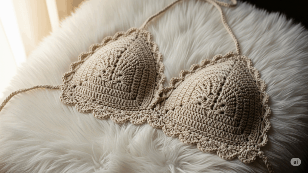 Como acertar bojo, alças e altura da calcinha no biquíni de crochê - Imagem do artigo