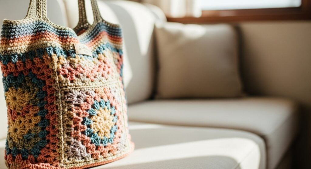 Ecobag de crochê: aprenda como deixar a bolsa firme, leve e cheia de estilo - Imagem do artigo