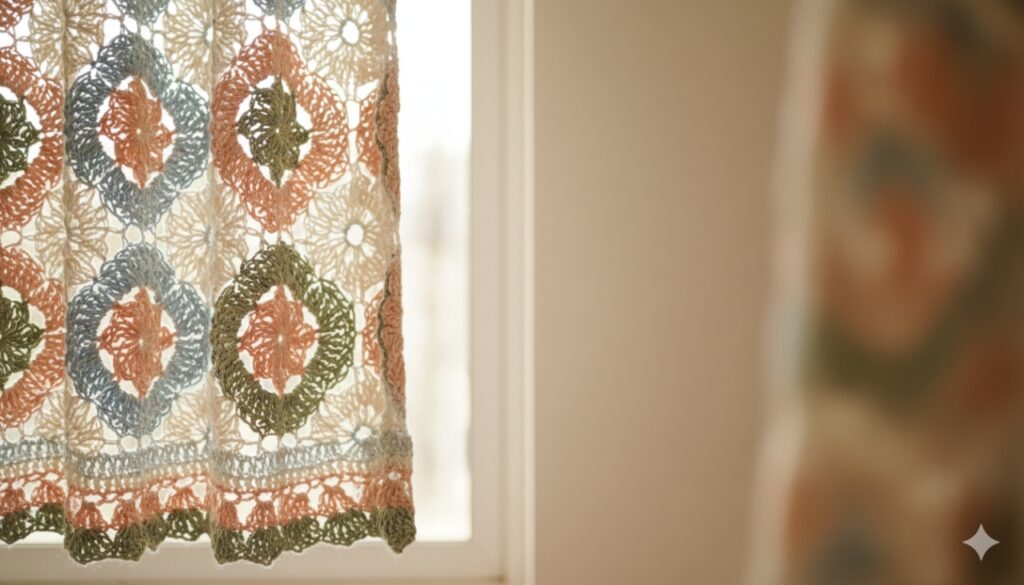 Cortina de crochê: peça artesanal que renova janelas e traz aconchego instantâneo - Imagem do artigo