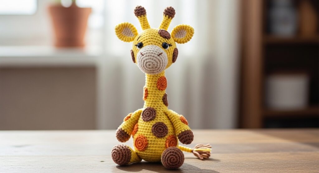 Girafinha de crochê: amigurumi que transforma qualquer cantinho em charme - Imagem do artigo