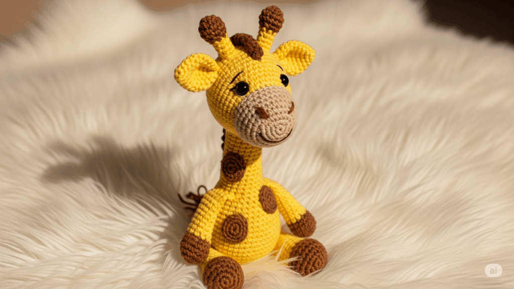 Amigurumi de girafa de crochê: guia rápido para criar peça fofa e estruturada - Imagem do artigo
