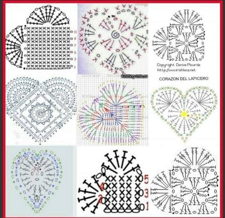 Corações de crochê viram destaque na decoração e na moda com toque afetivo - Imagem do artigo original